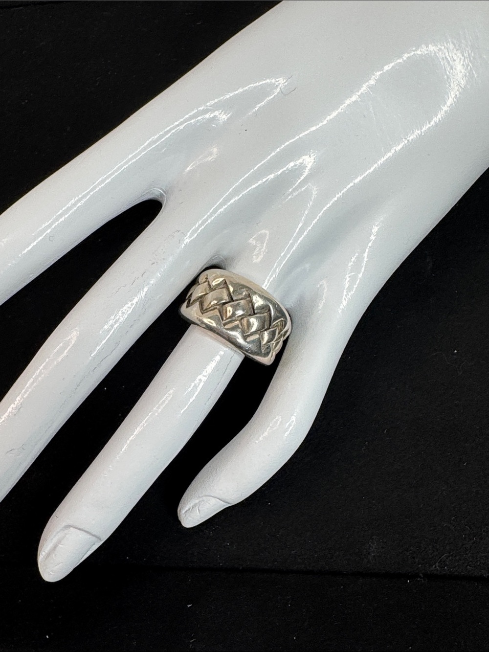 Scott Kay Sterling Silver Woven Band -Ring Size 7